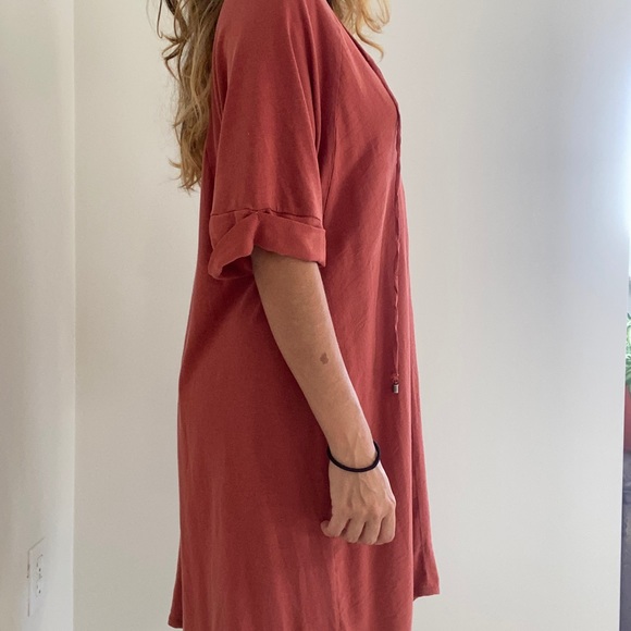 Zara Flowy Dress/ Shirt - Picture 2 of 5
